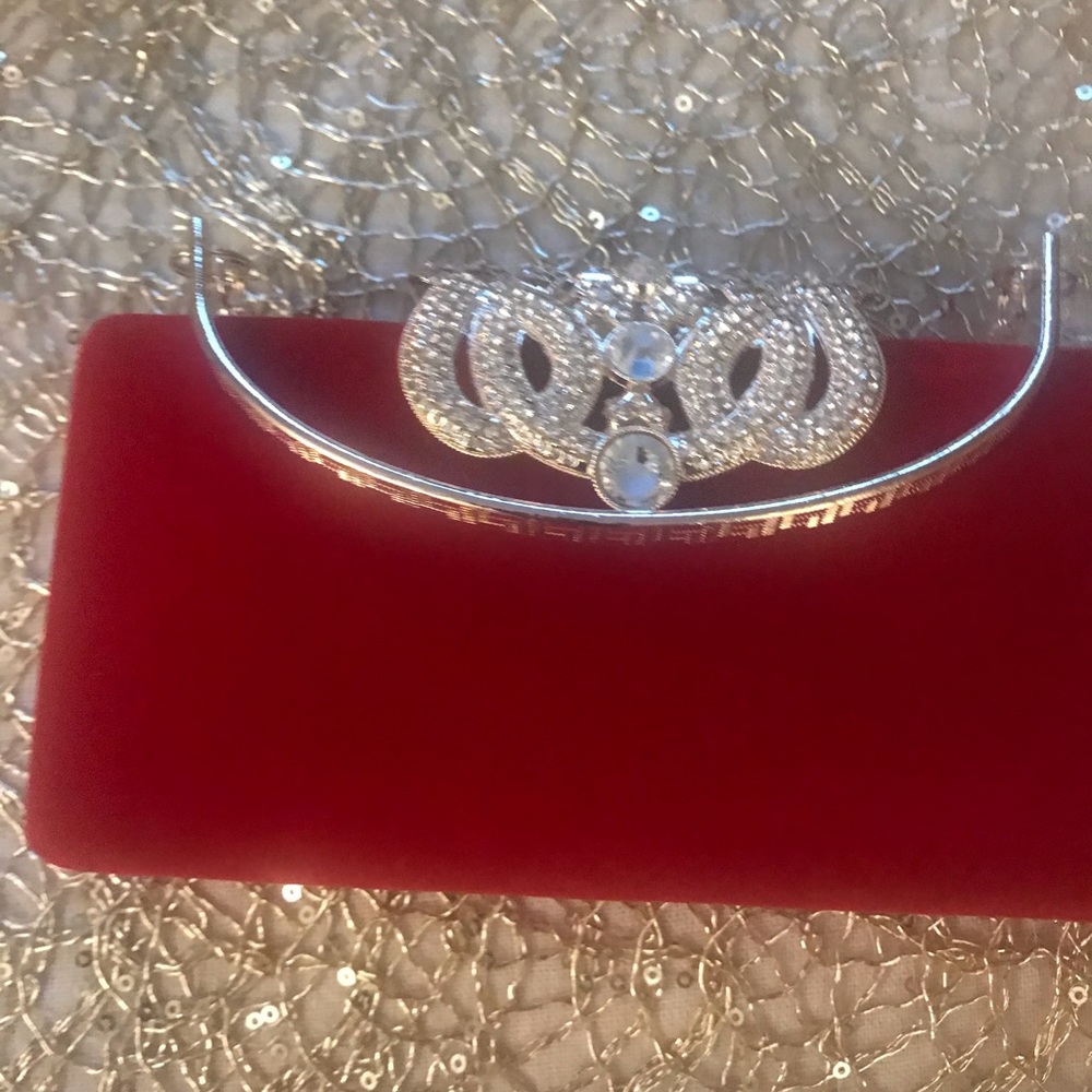 Formal Red Clutch